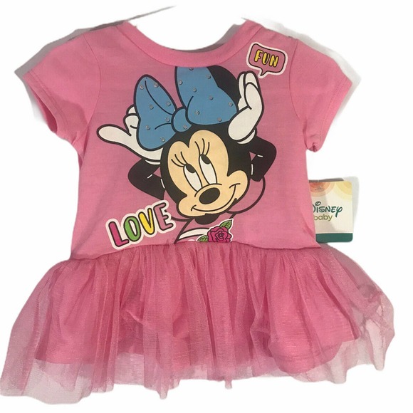 Disney Baby Minnie Mouse Dress Size 12 Months NWT - Picture 1 of 5